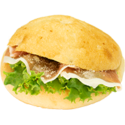 生ハムのフォカッチ